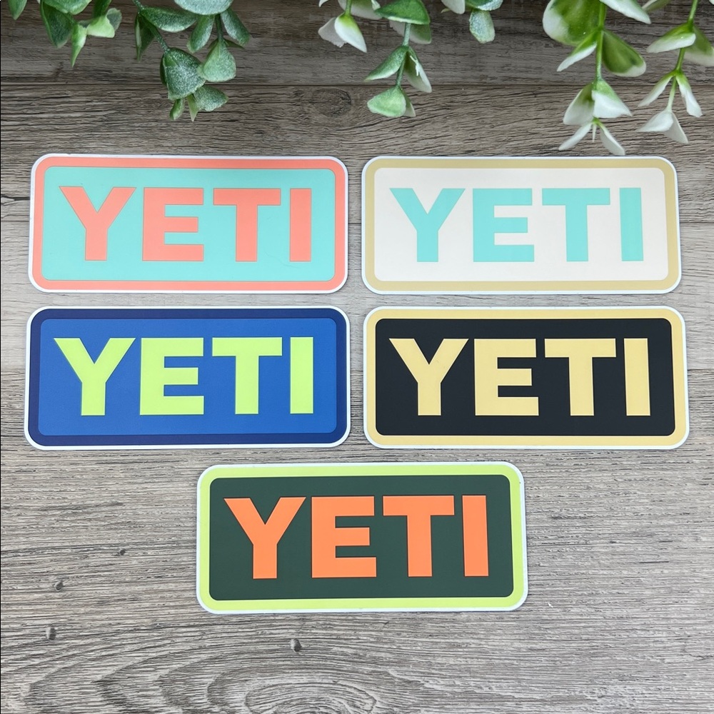 Yeti Sticker Pack Bundle of 5 NEW - Picture 7 of 7